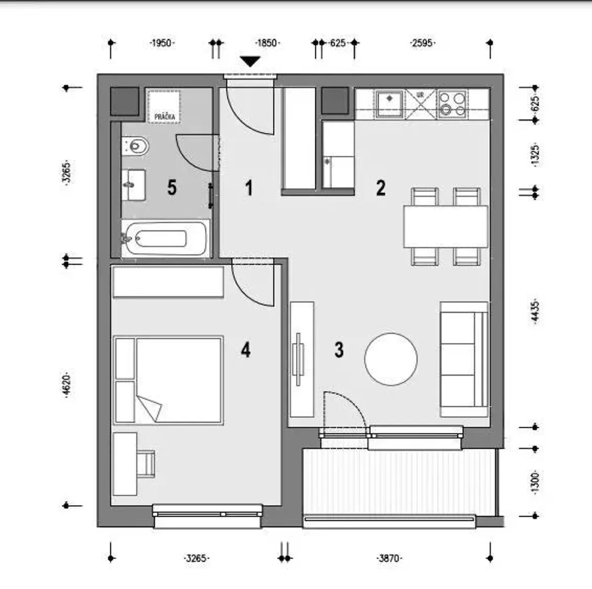 2-комн. квартира, Bratislava Nivy, BAZOVA